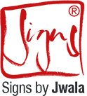 SIGNS by Jwala® Klappkarte "Wie lieb ich dich hab"